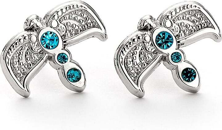 Harry Potter Ravenclaw Diadem náušnice stríbrná - Merchstore.cz