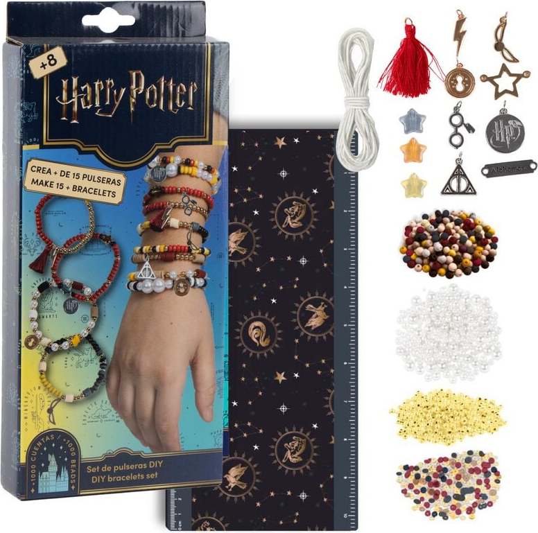 Harry Potter Sada DIY náramků Harry Potter náramek vícebarevný - Merchstore.cz
