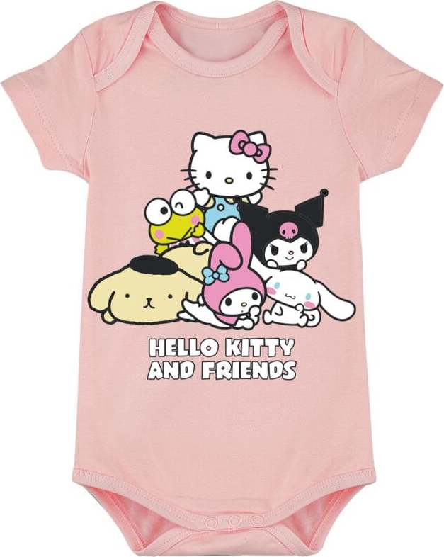 Hello Kitty Hello Kitty And Friends body světle růžová - Merchstore.cz
