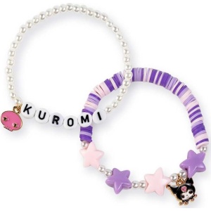 Hello Kitty Kuromi náramek vícebarevný