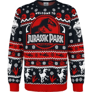 Jurassic Park Logo Pletený svetr vícebarevný