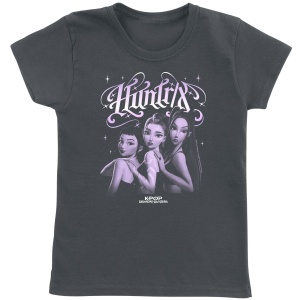 KPop Demon Hunters Huntrix - Gothic Gradient detské tricko charcoal