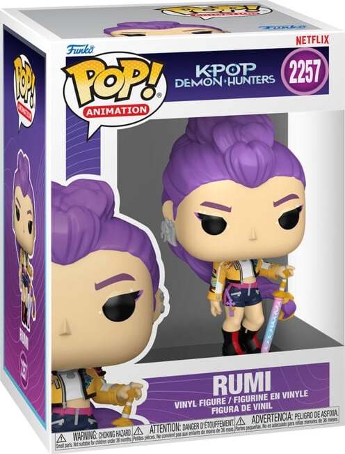 KPop Demon Hunters Rumi (Pop! Animation) Vinyl Figur 2257 Sberatelská postava standard - Merchstore.cz KPop Demon Hunters Rumi (Pop! Animation) Vinyl Figur 2257 Sberatelská postava standard - Merchstore.cz
