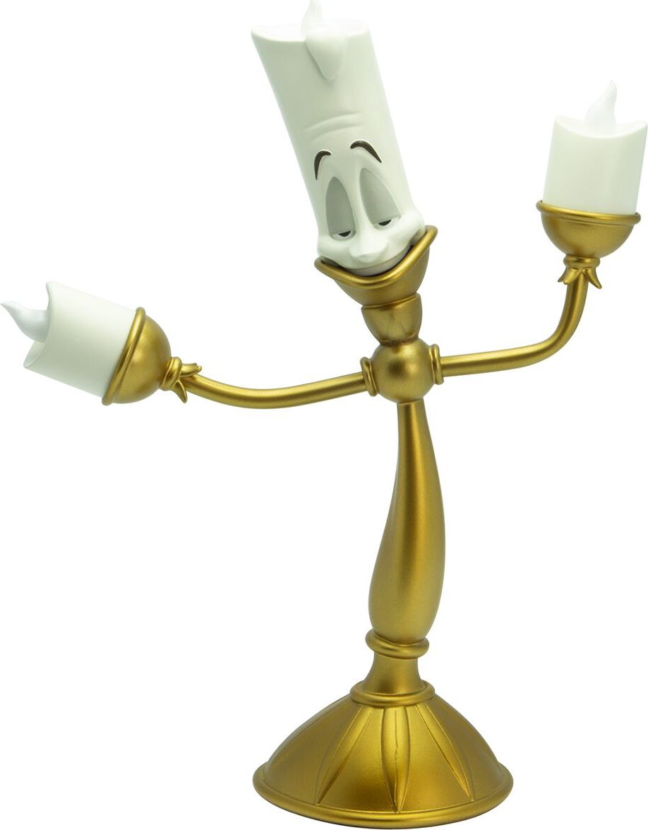 Kráska a zvíře Lumière Lamp Lampa zlatá - Merchstore.cz