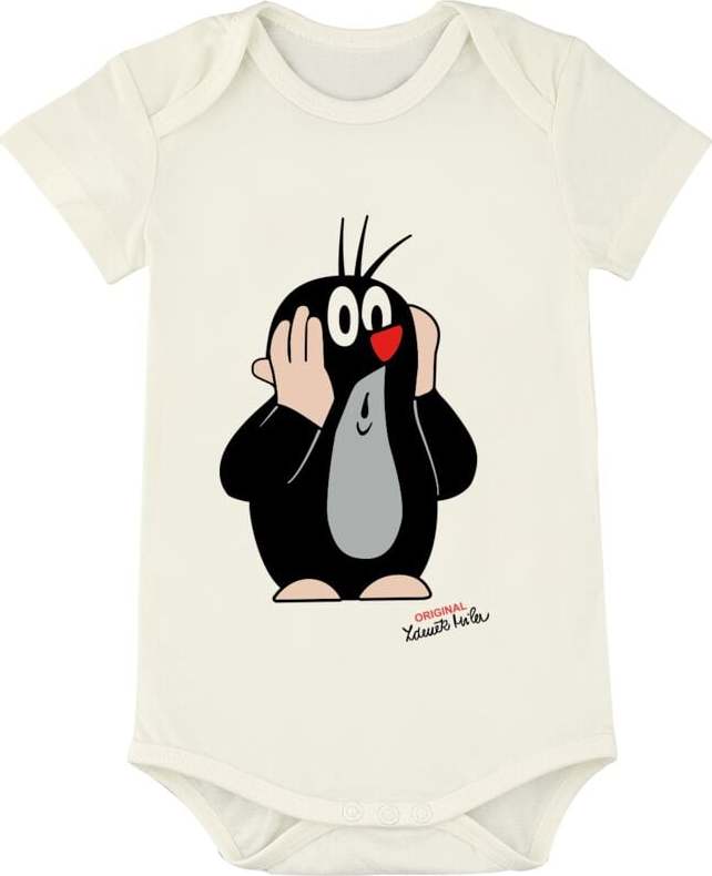 krtek Tričko Krteček body přírodní - Merchstore.cz