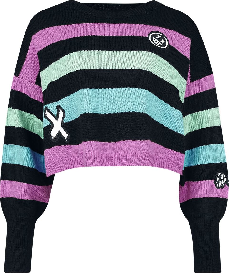 League Of Legends Arcane - Jinx Dámnský svetr vícebarevný - Merchstore.cz