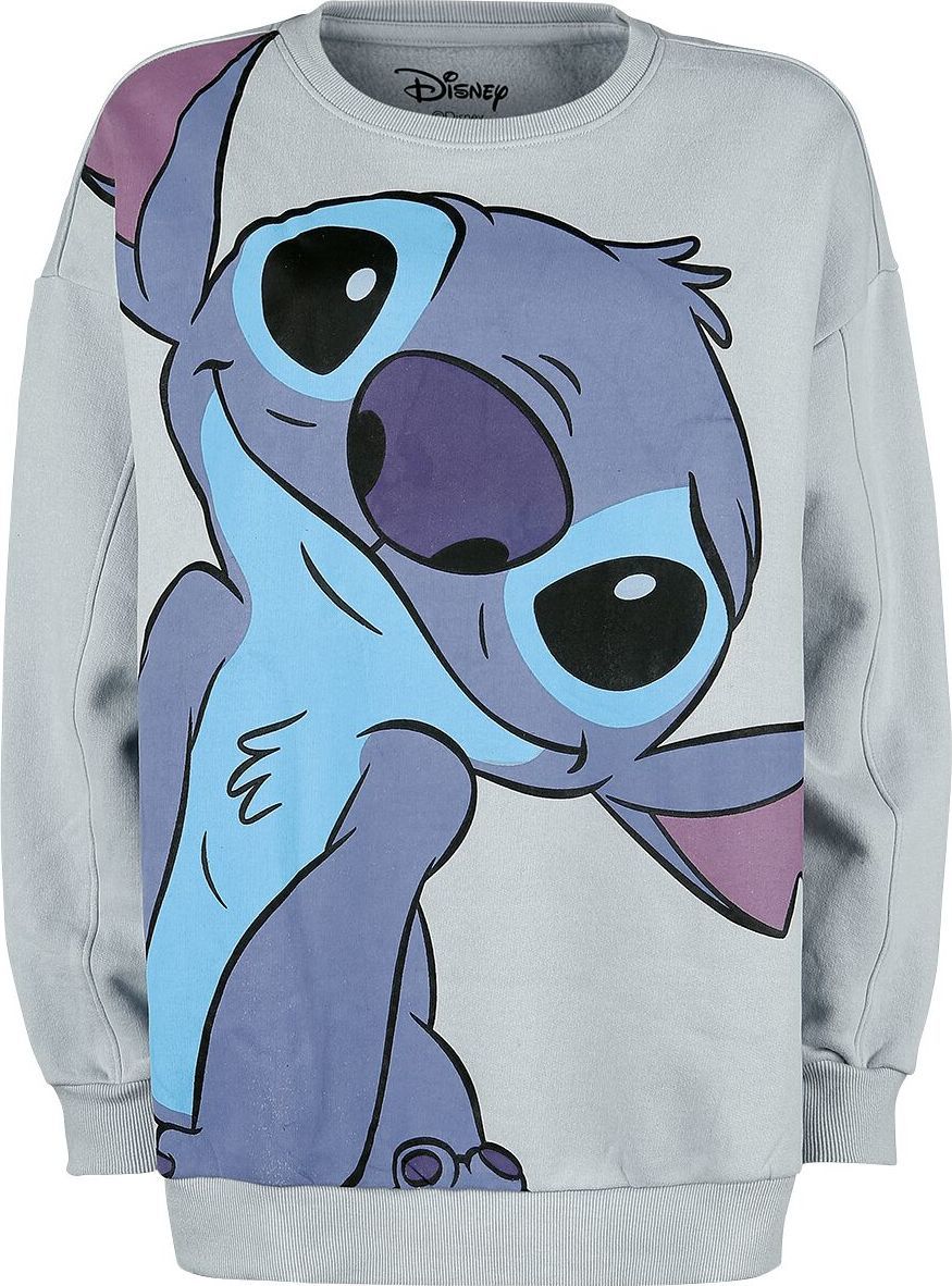 Lilo & Stitch Stitch Dámská mikina šedý vres - Merchstore.cz Lilo & Stitch Stitch Dámská mikina šedý vres - Merchstore.cz