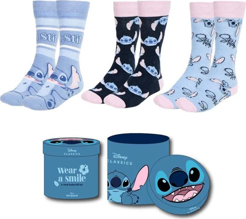 Lilo & Stitch Stitch Ponožky vícebarevný - Merchstore.cz