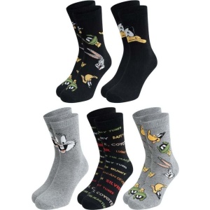 Looney Tunes Balení 5 párů ponožek Looney Tunes Ponožky vícebarevný