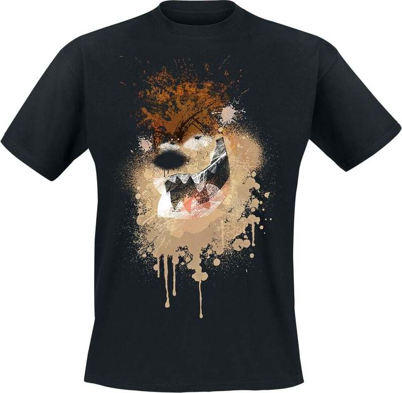 Looney Tunes Taz - Spray Paint Tričko černá - Merchstore.cz