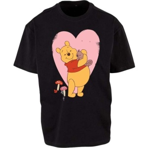 Medvídek Pu Heart Tričko černá - Merchstore.cz