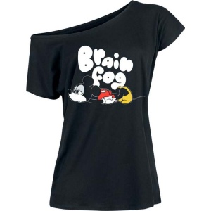 Mickey & Minnie Mouse Brain Fog Dámské tričko černá - Merchstore.cz