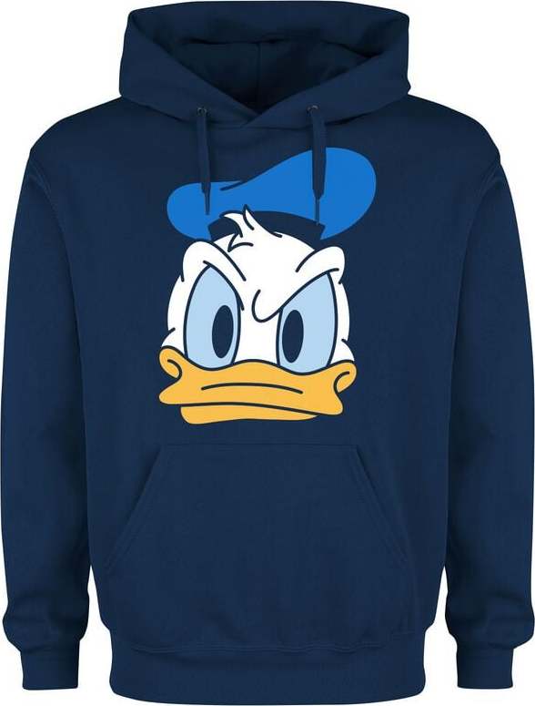 Mickey & Minnie Mouse Donald Mikina s kapucí modrá - Merchstore.cz
