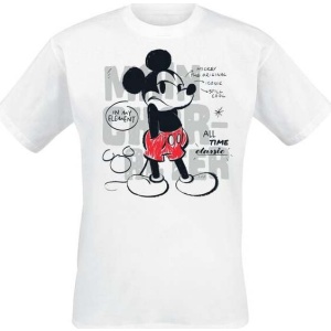 Mickey & Minnie Mouse Mickey Mouse Tričko bílá