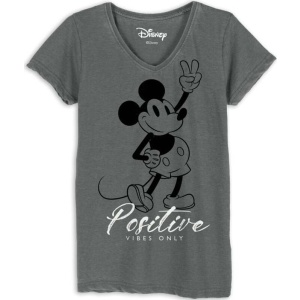 Mickey & Minnie Mouse Mickey Positive Dámské tričko zelená