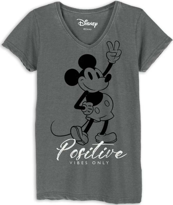 Mickey & Minnie Mouse Mickey Positive Dámské tričko zelená - Merchstore.cz