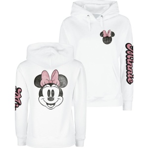 Mickey & Minnie Mouse Minnie Beauty Dámská mikina s kapucí bílá