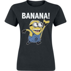 Minions Banana! Dámské tričko černá