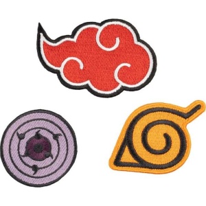 Naruto Sada 3 ks nášivek nášivka standard