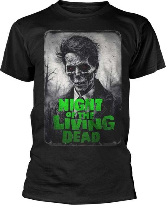 Night Of The Living Dead Zombie M Tričko černá - Merchstore.cz