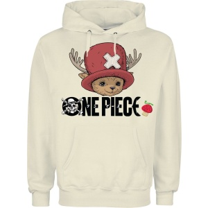 One Piece Chopper - Logo Mikina s kapucí přírodní