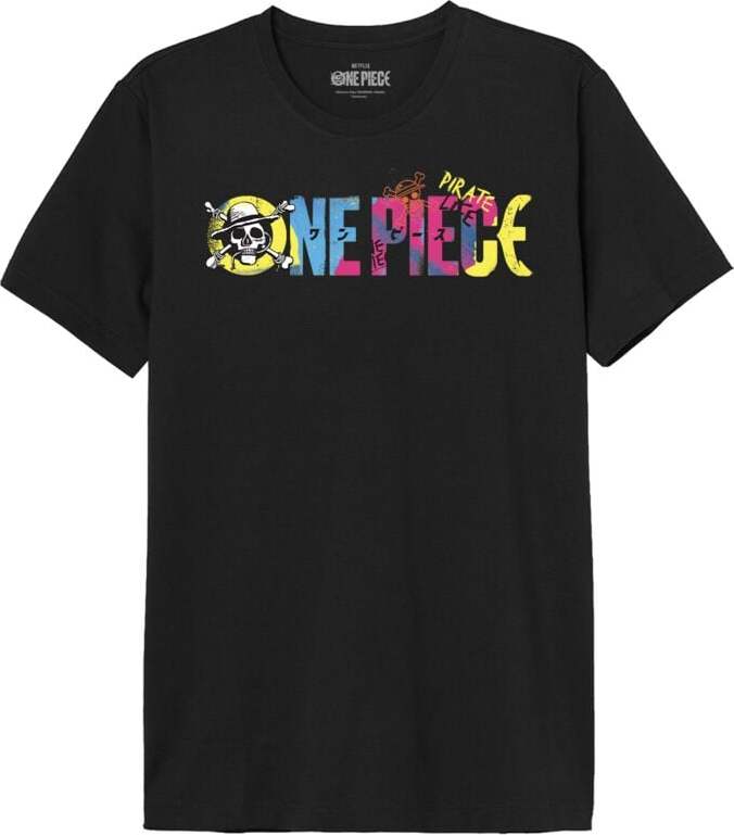 One Piece Pirate Life - Colour Tričko černá - Merchstore.cz
