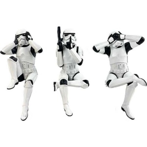 Original Stormtrooper Nemesis Now - Three Wise Stormtrooper Socha vícebarevný - Merchstore.cz