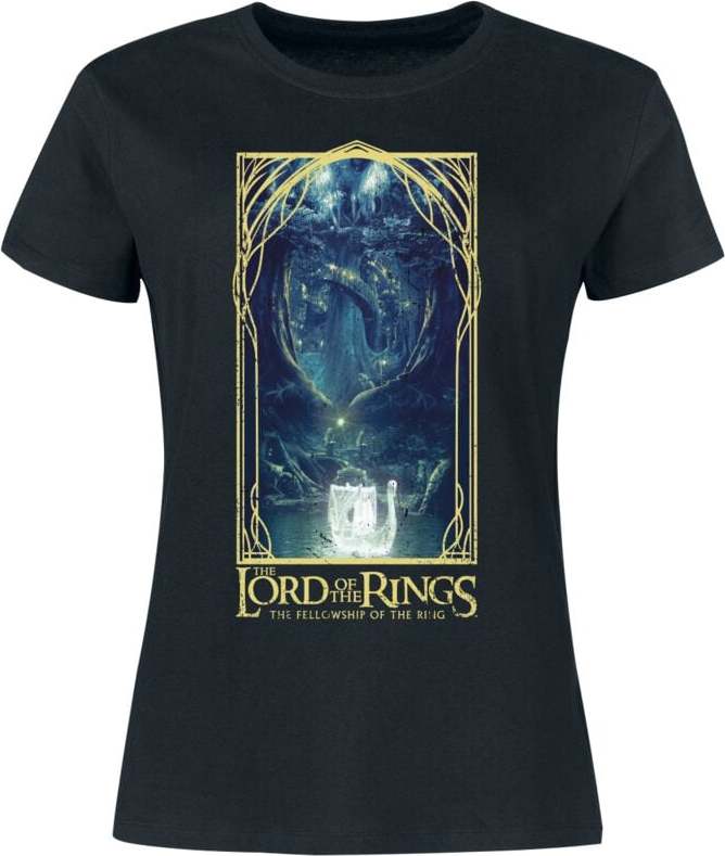 Pán prstenů Galadriel on the lake Dámské tričko černá - Merchstore.cz