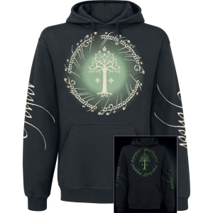 Pán prstenů Gondor Mikina s kapucí černá