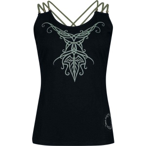 Pán prstenů Mirkwood Elven Collection - Elbenblatt Dámský top černá - Merchstore.cz