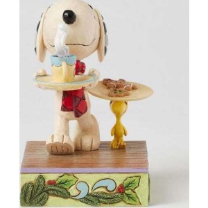 Peanuts Figurka Snoopy and Woodstock - Cookies For Santa Sberatelská postava vícebarevný