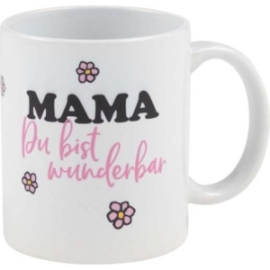 Peanuts Mama du bist wunderbar! Hrnek bílá/cerná