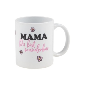 Peanuts Mama du bist wunderbar! Hrnek bílá/cerná