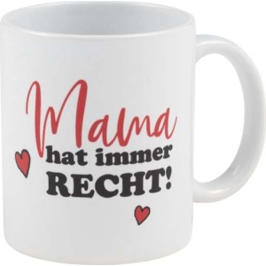 Peanuts Mama hat immer Recht! Hrnek bílá/cerná/cervená
