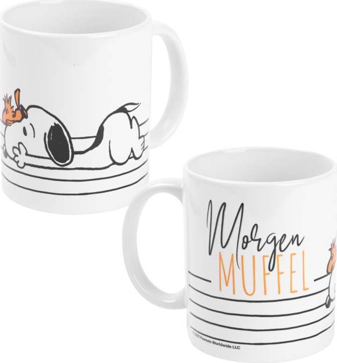 Peanuts Morgenmuffel Hrnek bílá / vícebarevná - Merchstore.cz Peanuts Morgenmuffel Hrnek bílá / vícebarevná - Merchstore.cz