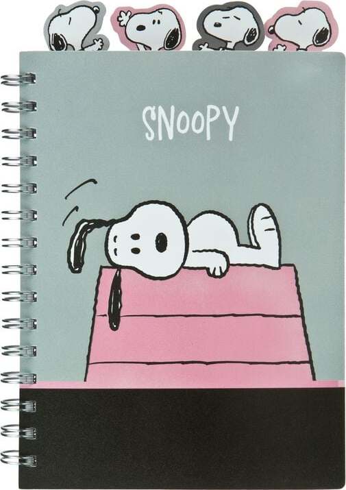 Peanuts Snoopy Kroužkový pořadač vícebarevný - Merchstore.cz Peanuts Snoopy Kroužkový pořadač vícebarevný - Merchstore.cz