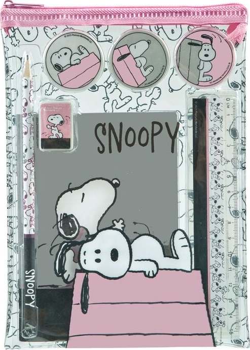 Peanuts Snoopy Sada psacích potreb vícebarevný - Merchstore.cz Peanuts Snoopy Sada psacích potreb vícebarevný - Merchstore.cz