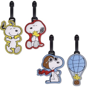 Peanuts Štítky na batožinu Snoopy Přívěsek na tašku vícebarevný - Merchstore.cz