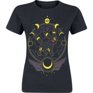 Pokémon Nachtara - Floral Dámské tričko černá