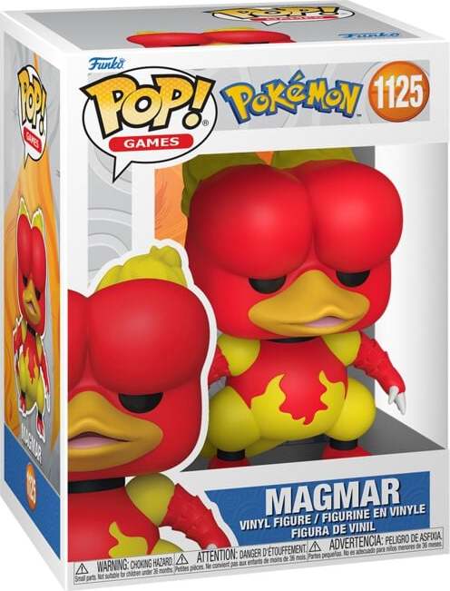 Pokémon Vinylová figurka č.1125 Magmar Sberatelská postava standard - Merchstore.cz