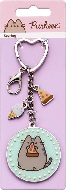 Pusheen Pizza Pusheen Klíčenka stríbrná - Merchstore.cz