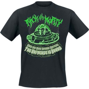 Rick And Morty Nothing Matter Tričko černá