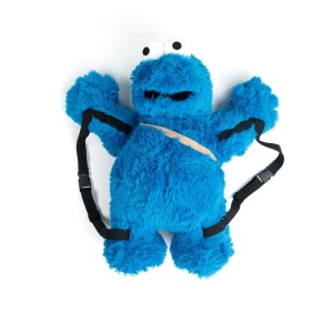 Sesame Street Cookie Monster Batoh modrá/cerná - Merchstore.cz