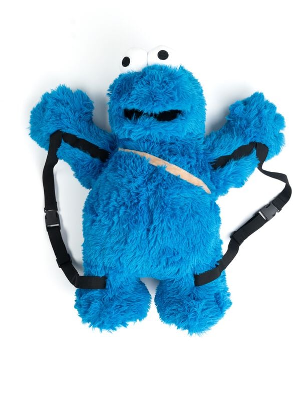 Sesame Street Cookie Monster Batoh modrá/cerná - Merchstore.cz