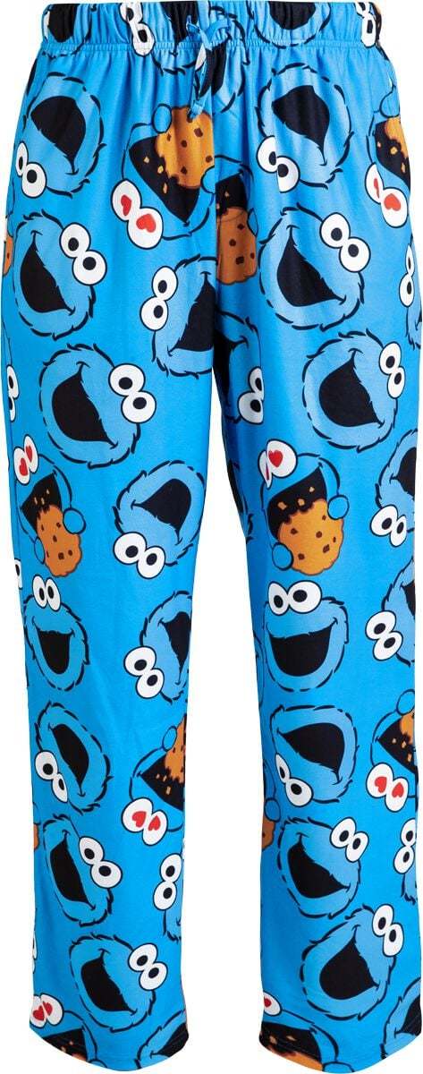 Sesame Street Pánské joggingové kalhoty Cookie Monster Tepláky vícebarevný - Merchstore.cz