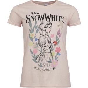 Sněhurka a sedm trpaslíků Radiate Godness Dámské tričko světle růžová - Merchstore.cz