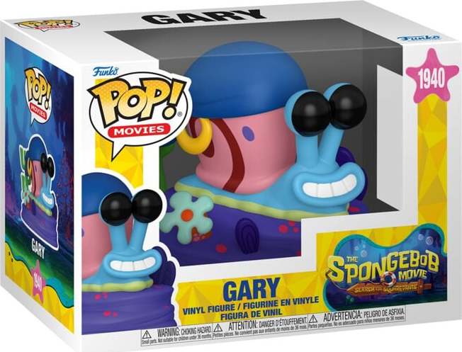 SpongeBob SquarePants Vinylová figurka č.1940 The SpongeBob Movie - Gary (Pop! Movies) Sberatelská postava standard - Merchstore.cz