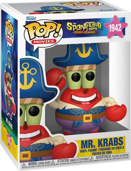 SpongeBob SquarePants Vinylová figurka č.1942 The SpongeBob Movie - Mr. Krabs (Pop! Movies) Sberatelská postava standard - Merchstore.cz SpongeBob SquarePants Vinylová figurka č.1942 The SpongeBob Movie - Mr. Krabs (Pop! Movies) Sberatelská postava standard - Merchstore.cz
