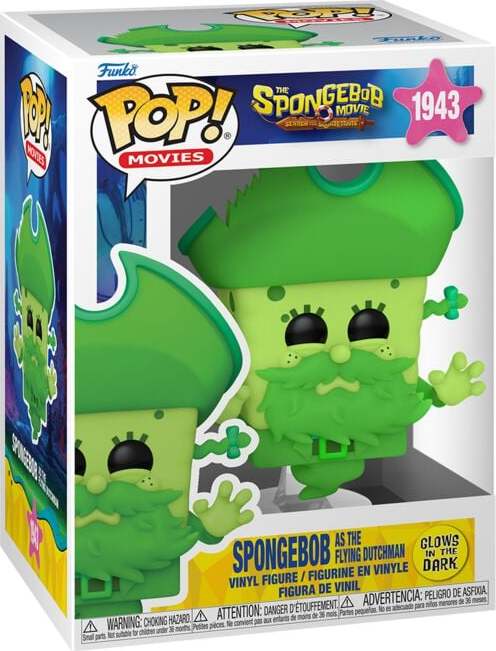 SpongeBob SquarePants Vinylová figurka č.1943 The SpongeBob Movie - Spongebob as the Flying Dutchman (svítí v tmě) Sberatelská postava standard - Merchstore.cz SpongeBob SquarePants Vinylová figurka č.1943 The SpongeBob Movie - Spongebob as the Flying Dutchman (svítí v tmě) Sberatelská postava standard - Merchstore.cz
