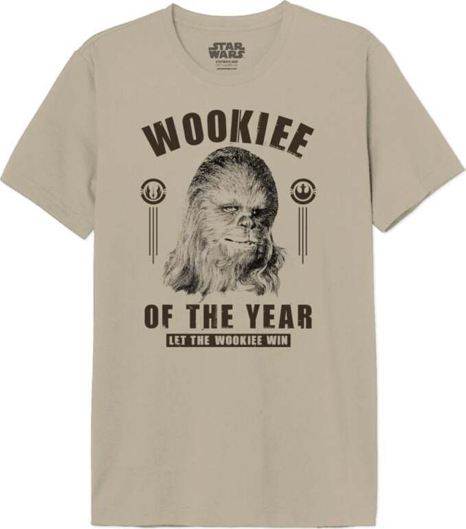 Star Wars Chewbacca - Wookie Of The Year Tričko písková - Merchstore.cz